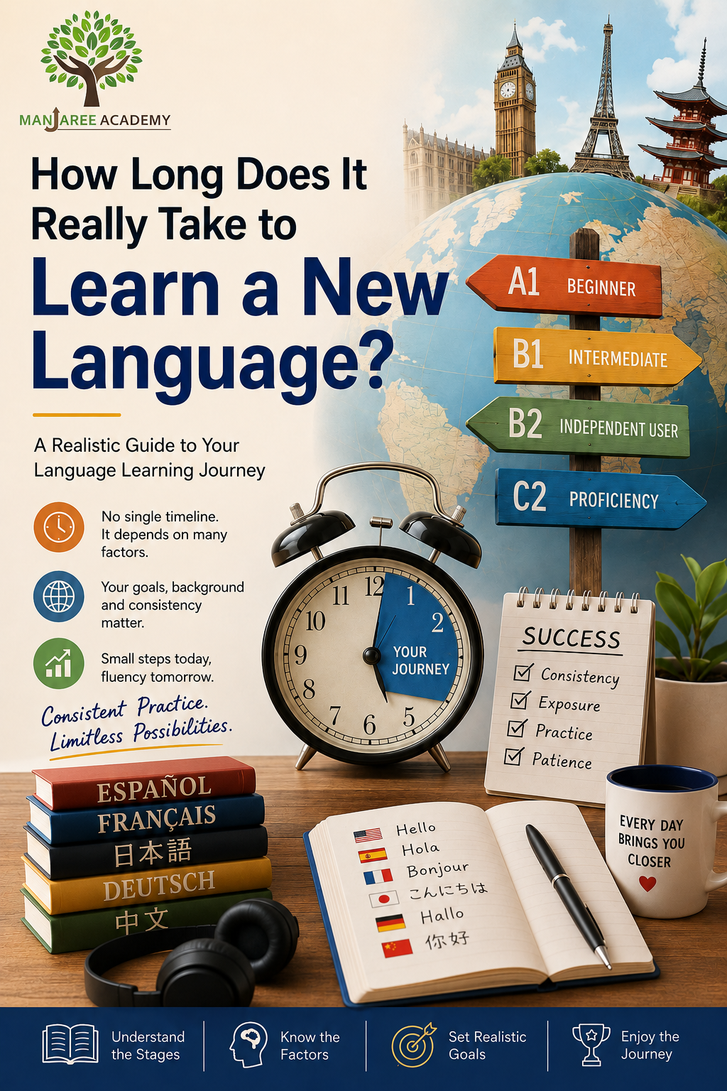 How Long Does It Really Take to Learn a New Language?