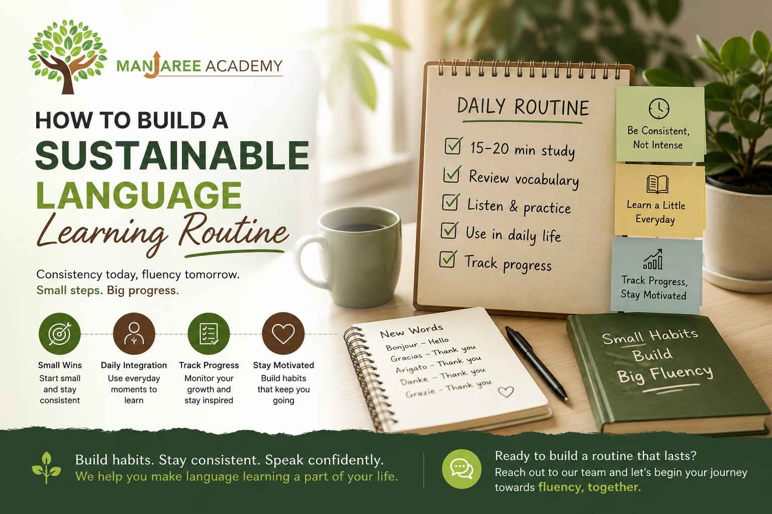 How to Build a Sustainable Language Learning Routine