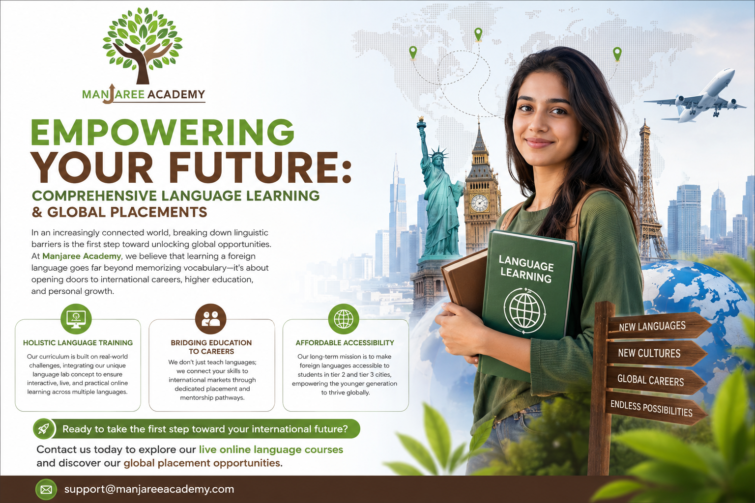 Empowering Your Future: Comprehensive Language Learning & Global Placements