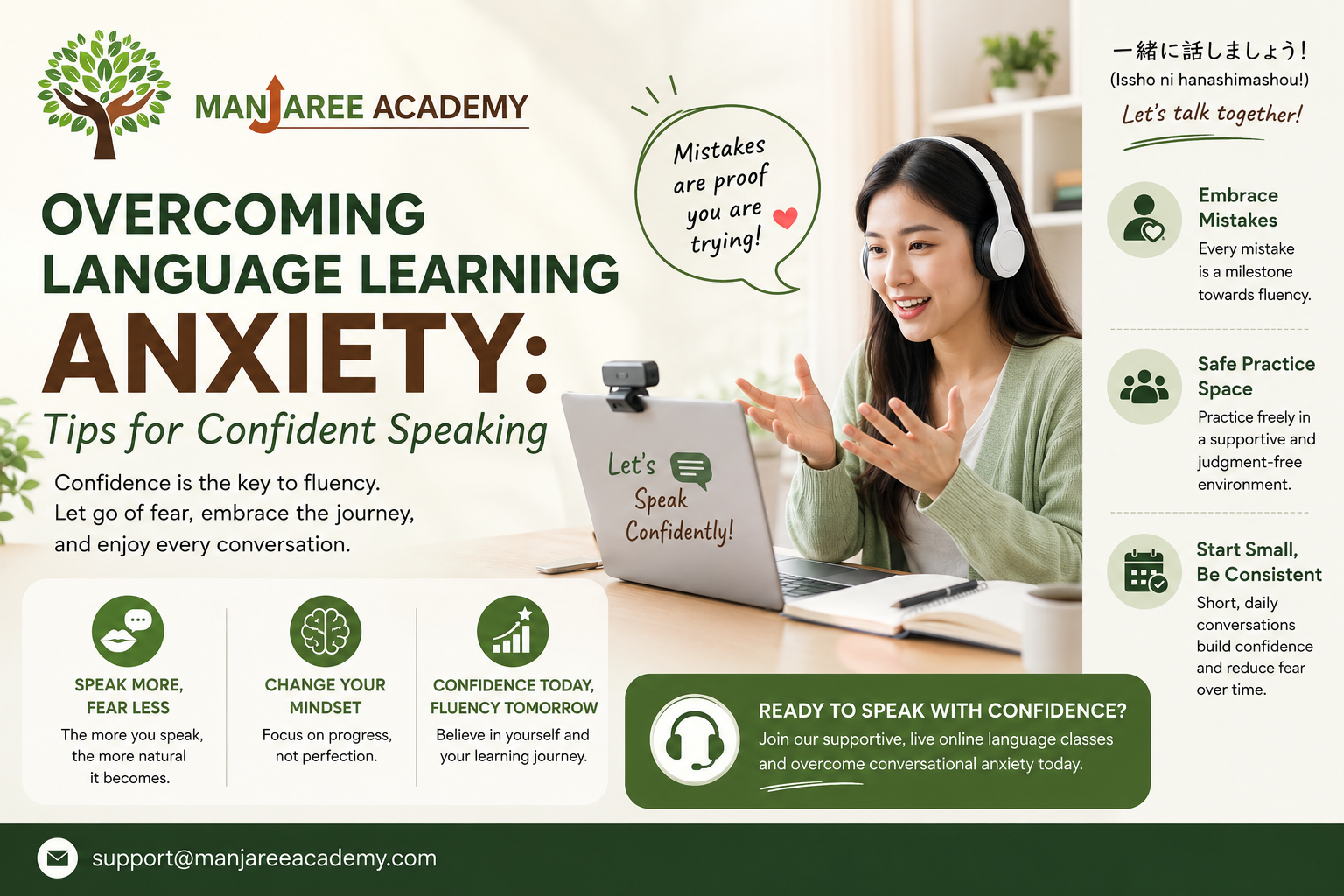 Overcoming Language Learning Anxiety: Tips for Confident Speaking