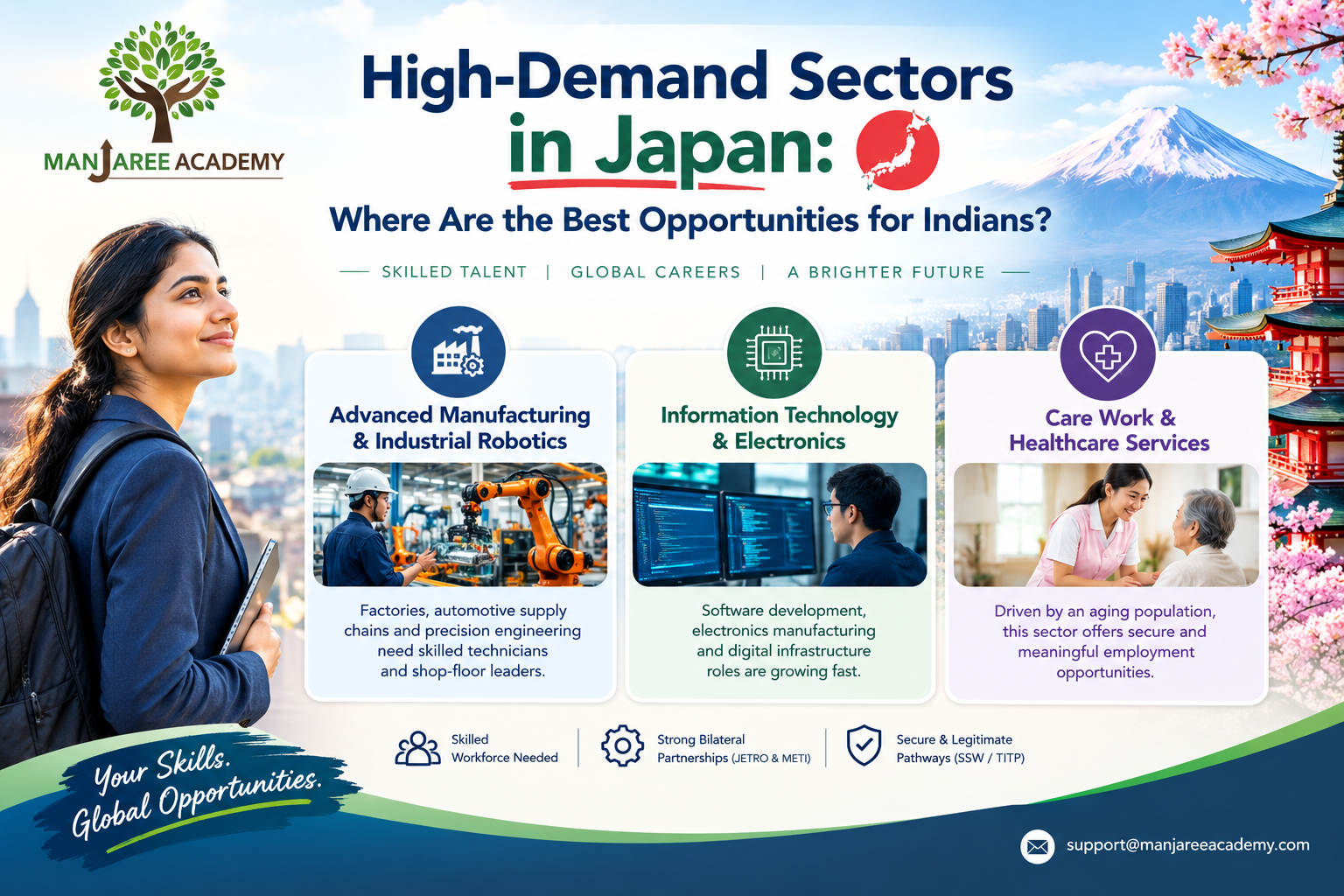 High-Demand Sectors in Japan: Where Are the Best Opportunities for Indians?